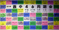 2009.05.03　西中学校昭和４６年度卒業同期会