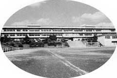 鹿沼市立西中学校・当時の校舎